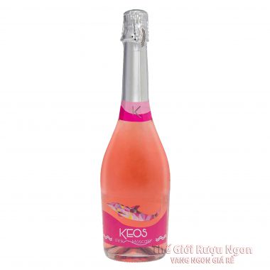 Rượu vang sủi KEOS Sweet Sparkling Pink Moscato