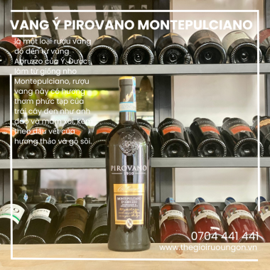 Rượu vang Ý Pirovano Montepulciano