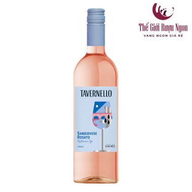 Rượu vang hồng Tavernello Sangiovese Rosato Rubicone