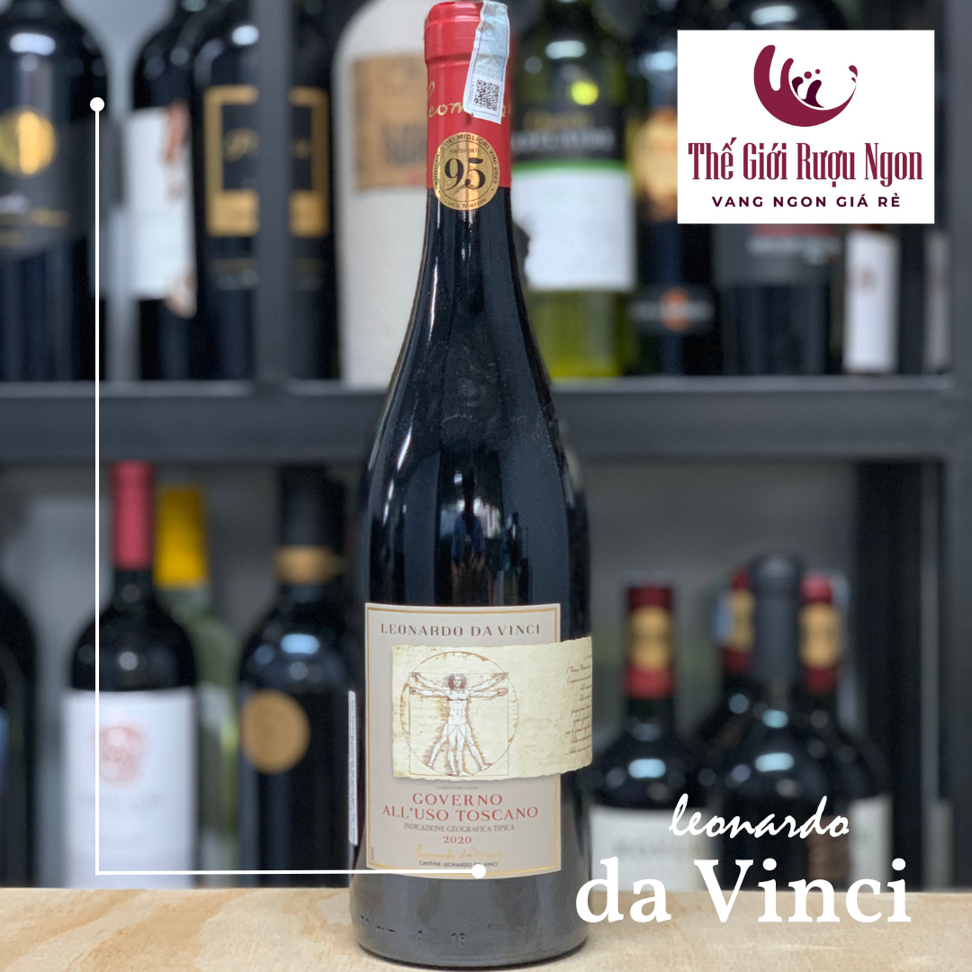 Rượu vang Ý LEONARDO DA VINCI Gorerno All'uso Toscano 01